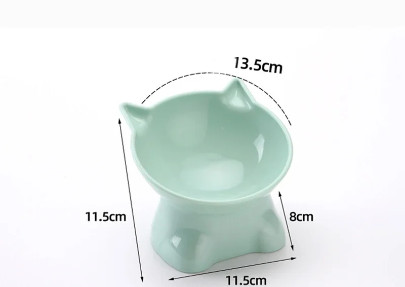 Protecting Cervical Vertebrae Cat Bowl with High Feet 2