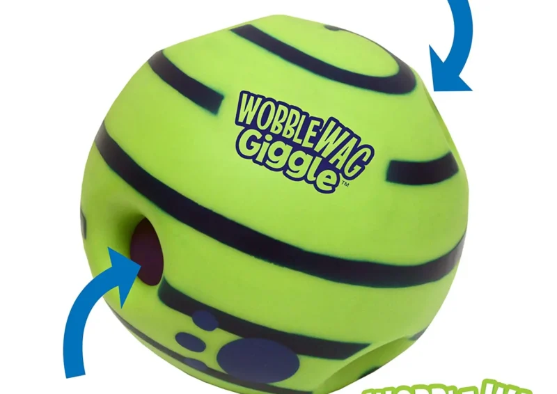 Wobble Wag Giggle Glow Ball Interactive Dog 2