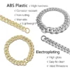 Dog Collar Chain Diamond Inlay Sparkle 2