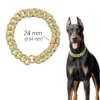 Dog Collar Chain Diamond Inlay Sparkle 4