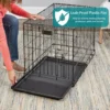 Newly Enhanced Double Door Dog Crate, Leak-Proof Pan 4