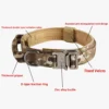 Outdoor Tactical Dog Collar Metal Buckle 2