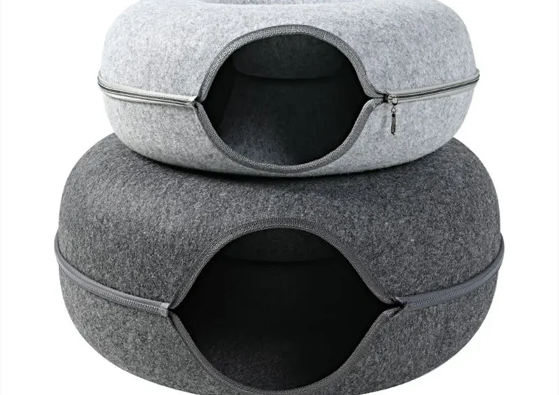 Felt Pet Cat House Cat Tunnel 2