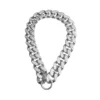 Dog Collar Chain Diamond Inlay Sparkle 6