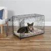 Newly Enhanced Double Door Dog Crate, Leak-Proof Pan 2