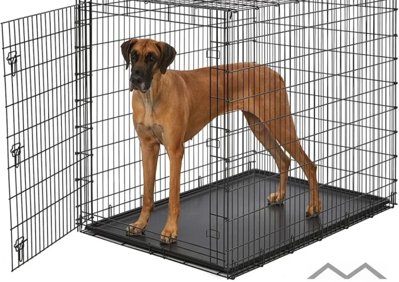 Dog Kennel for Indoor Dogs SL54DD 'Ginormus' Single Door Dog Crate for XXL for the Largest Dogs Breeds Crates-f- Houses & Pens 1