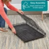 Newly Enhanced Double Door Dog Crate, Leak-Proof Pan 5