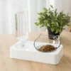 2-in-1 Pet Feeding Bowl Dog Cat Automatic Water Dispenser 2