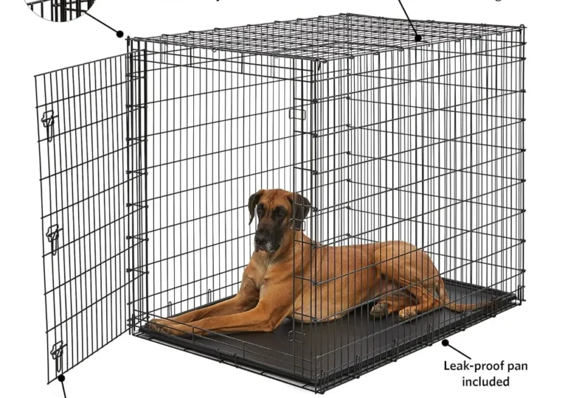 Dog Kennel for Indoor Dogs SL54DD 'Ginormus' Single Door Dog Crate for XXL for the Largest Dogs Breeds Crates-f- Houses & Pens 2